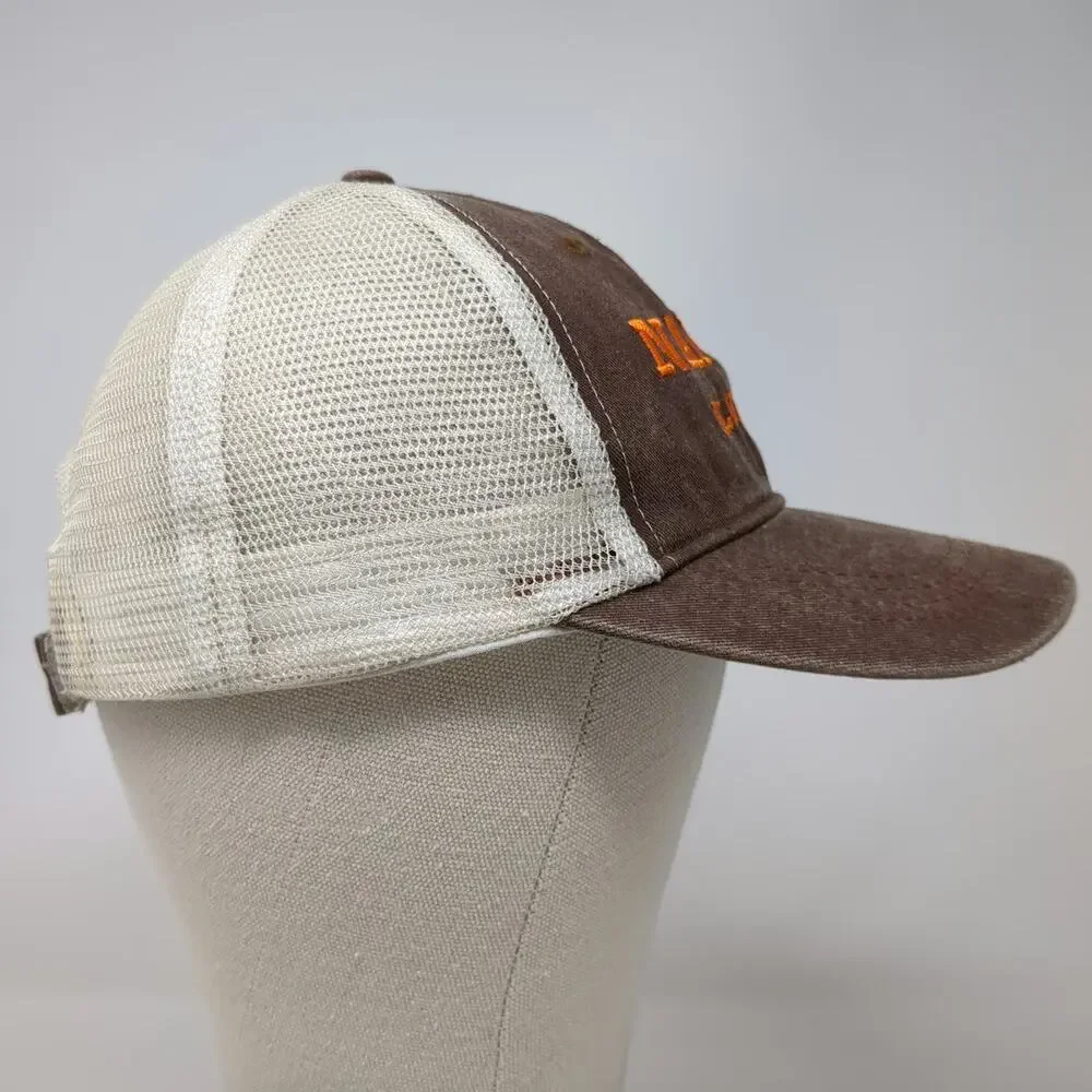 Magu Distributors Brown Baseball Cap One Size Naples Florida Mesh Strapback hat
